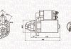 Стартер MB C-class (W203/S203/W204) 02-14 E-class (W211/W212) 02-16 (1,1kw) (z=9) MAGNETI MARELLI 063721283010 (фото 2)