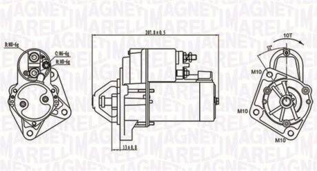 Стартер MAGNETI MARELLI 063721289010