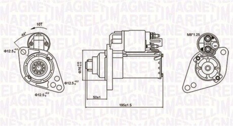 Стартер MAGNETI MARELLI 063721294010