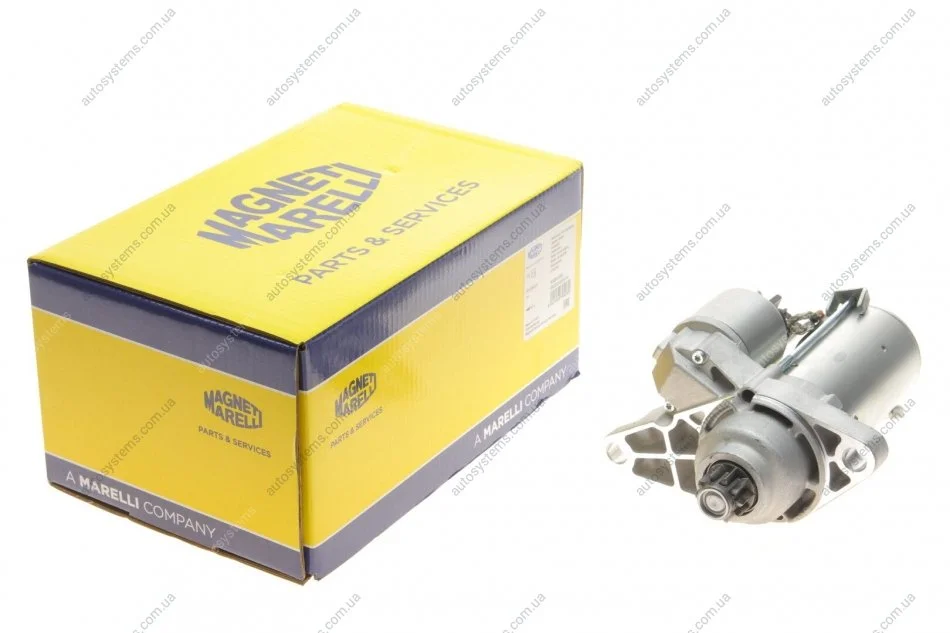 Стартер VW Golf V/VI 1.4/1.6 FSI 03-13 (1kw) (z=10) MAGNETI MARELLI 063721330010 (фото 1)