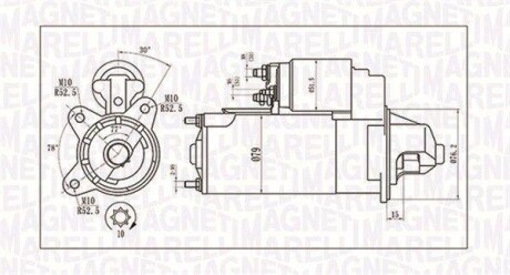 Стартер MAGNETI MARELLI 063721396010