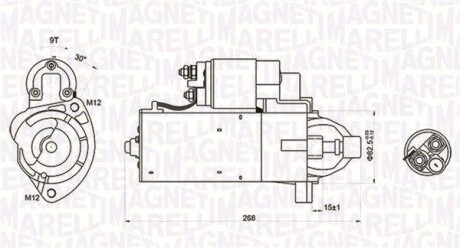 Стартер MAGNETI MARELLI 063721423010