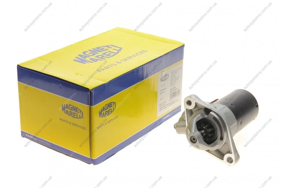 Стартер Toyota Avensis/Corolla/Rav4/Yaris 1.2-2.0 05-19 (1.2 kw) (z=9) MAGNETI MARELLI 063721450010 (фото 1)
