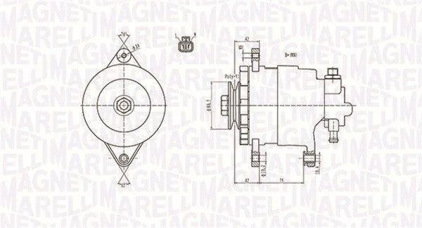 Генератор MAGNETI MARELLI 063731172010 (фото 1)