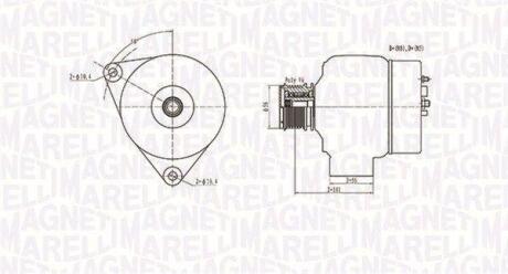 Генератор MAGNETI MARELLI 063731209010