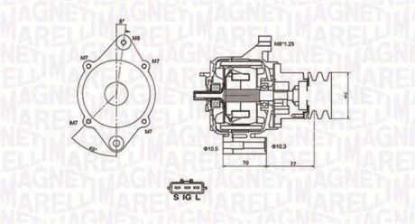 Генератор MAGNETI MARELLI 063731367010