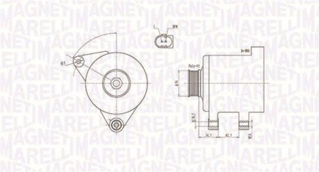 Генератор MAGNETI MARELLI 063731546010