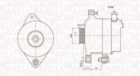 Генератор MAGNETI MARELLI 063731595010