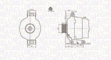 Генератор MAGNETI MARELLI 063731636010