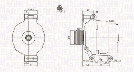 Генератор MAGNETI MARELLI 063731639010