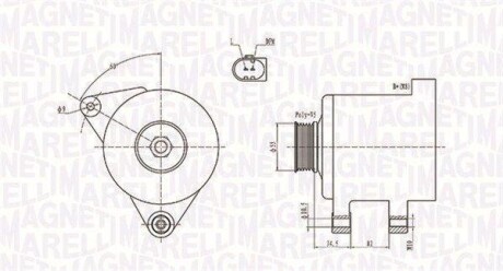 Генератор MAGNETI MARELLI 063731664010