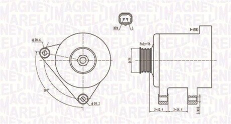 Генератор MAGNETI MARELLI 063731674010