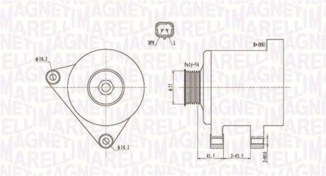 Генератор MAGNETI MARELLI 063731741010