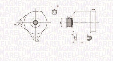 Генератор MAGNETI MARELLI 063731768010