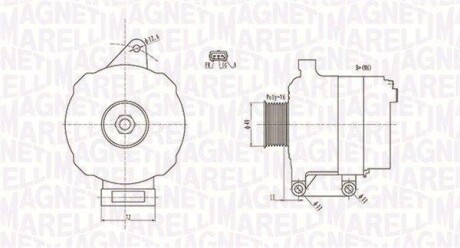 Генератор MAGNETI MARELLI 063731780010