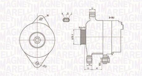 Генератор MAGNETI MARELLI 063731793010