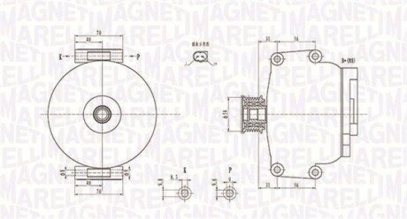 Генератор MAGNETI MARELLI 063731846010