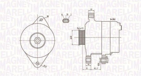 Генератор MAGNETI MARELLI 063731892010