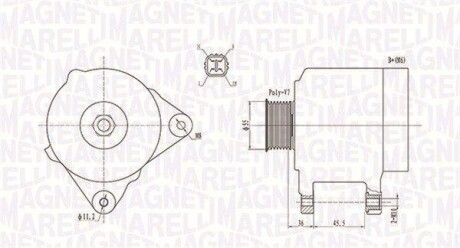 Генератор MAGNETI MARELLI 063731907010