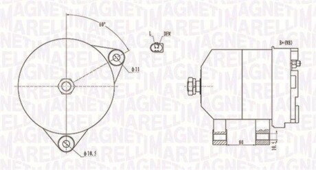 Генератор MAGNETI MARELLI 063731913010