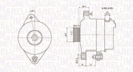 Генератор MAGNETI MARELLI 063731949010