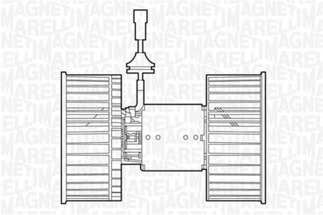 Электродвигатель вентиляции салона MAGNETI MARELLI 069412534010