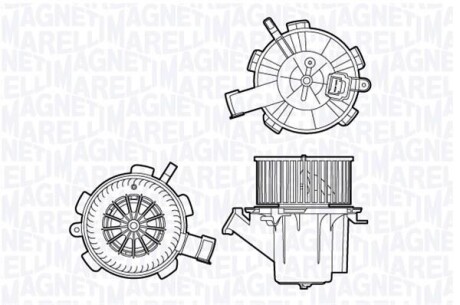 Электродвигатель вентиляции салона MAGNETI MARELLI 069412706010