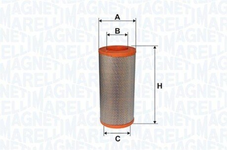 Воздушный фильтр MAGNETI MARELLI 153071760657