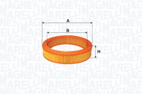 Воздушный фильтр MAGNETI MARELLI 153071762407