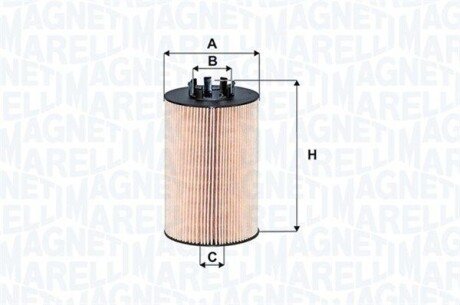 Масляный фильтр MAGNETI MARELLI 153071762441