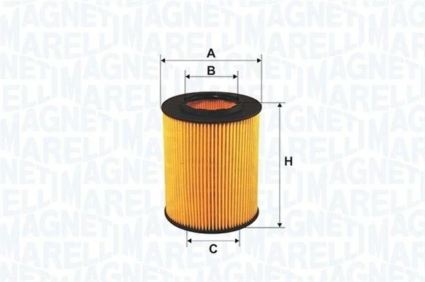 Масляный фильтр MAGNETI MARELLI 153071762442 (фото 1)