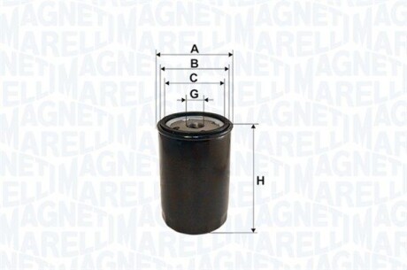 Масляный фильтр MAGNETI MARELLI 153071762452