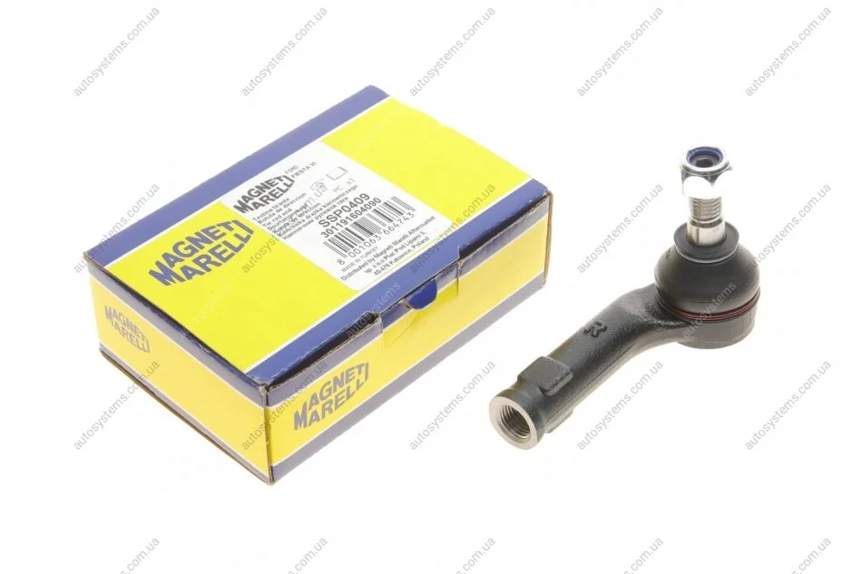 Наконечник тяги рульової (R) Ford Fiesta VI 08- MAGNETI MARELLI 301191604090 (фото 1)