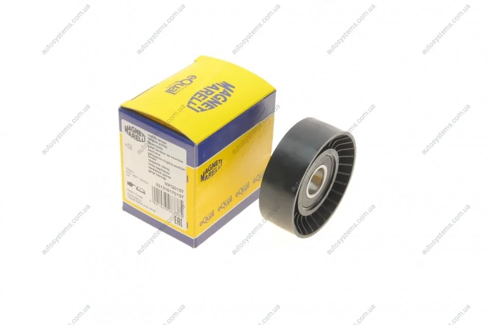 Ролик генератора VW T5 1.9TDI (натяжний) (MPQ0157) MAGNETI MARELLI 331316170157 (фото 1)