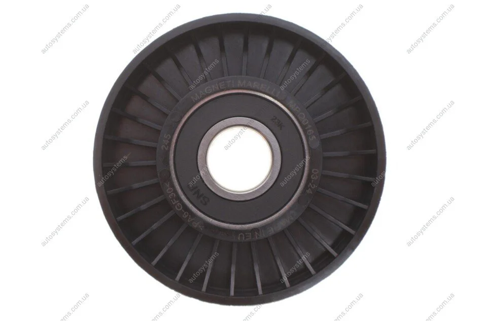 Ролик генератора Opel Astra G/H/Combo/Corsa C/Meriva 1.4-1.8 98-09 (натяжний) (MPQ0165) MAGNETI MARELLI 331316170165 (фото 1)