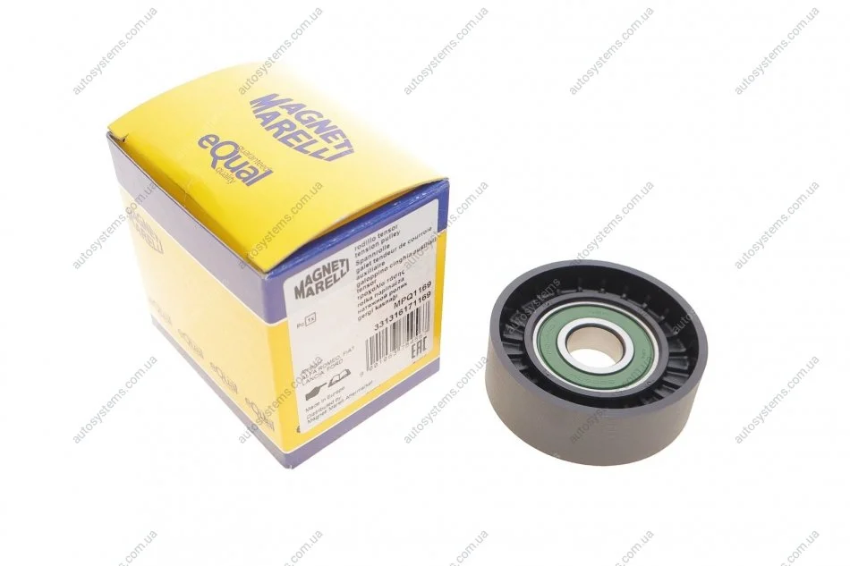 Ролик генератора Fiat Doblo 1.4 05- (натяжний) MAGNETI MARELLI 331316171169 (фото 1)