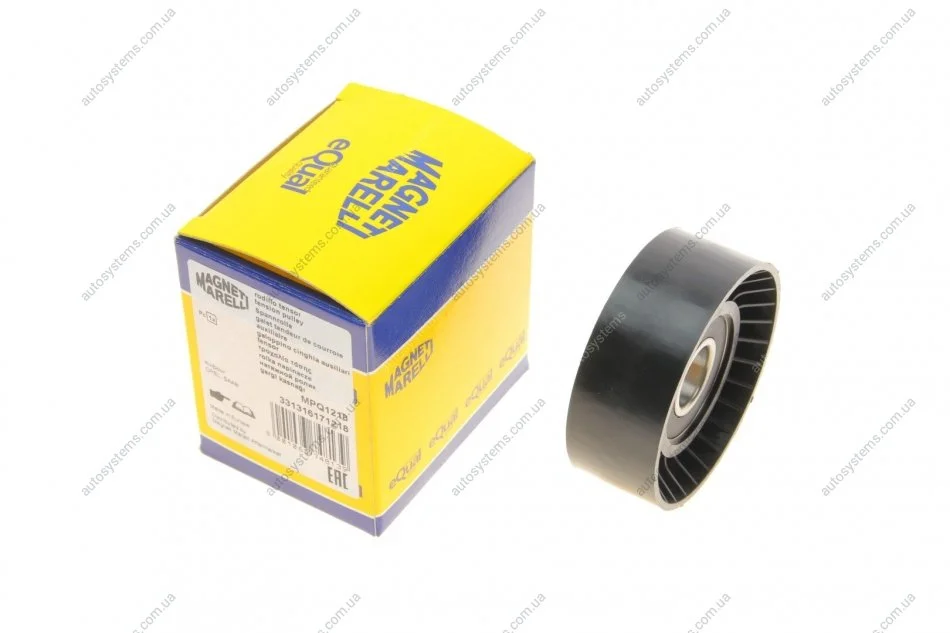 Ролик генератора Opel Astra J/Zafira/Insignia 2.0 CDTI 08- (натяжний) (MPQ1218) MAGNETI MARELLI 331316171218 (фото 1)
