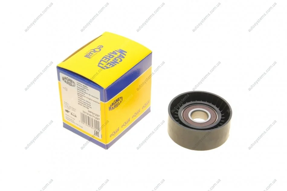 Ролик генератора Ford Mondeo IV/Peugeot 407 2.0TDCi/2.2 HDi 06- (натяжний) (MPQ1227) MAGNETI MARELLI 331316171227 (фото 1)