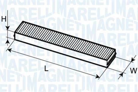 Фильтр салона MAGNETI MARELLI 350203061040