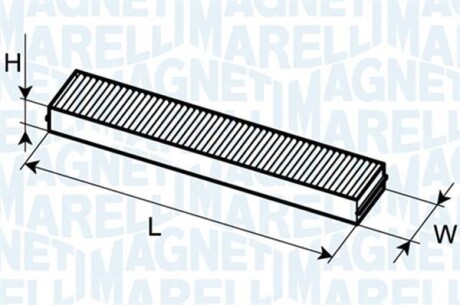 Фильтр салона MAGNETI MARELLI 350203061130