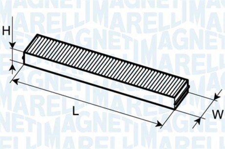 Фильтр салона MAGNETI MARELLI 350203061310