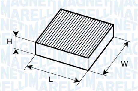 Фильтр салона MAGNETI MARELLI 350203061930