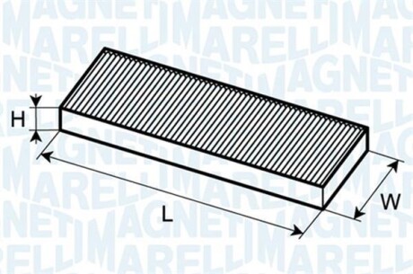 Фильтр салона MAGNETI MARELLI 350203062630