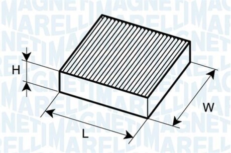 Фильтр салона MAGNETI MARELLI 350203064000