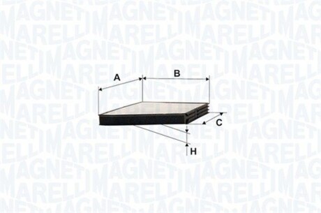 Фильтр салона MAGNETI MARELLI 350208065570