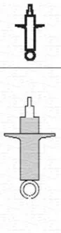 Амортизатор задн Лів/Прав VW PASSAT B3/B4 1.6-2.8 02.88-05.97 MAGNETI MARELLI 351424070000