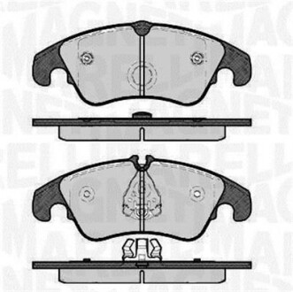 Тормозные колодки дисковые, комплект MAGNETI MARELLI 363916060140