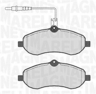 Тормозные колодки дисковые, комплект MAGNETI MARELLI 363916060193