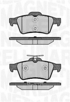 Тормозные колодки дисковые, комплект MAGNETI MARELLI 363916060243