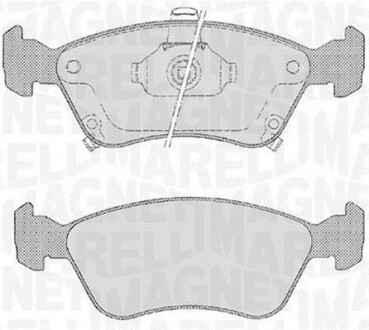 Тормозные колодки дисковые, комплект MAGNETI MARELLI 363916060532